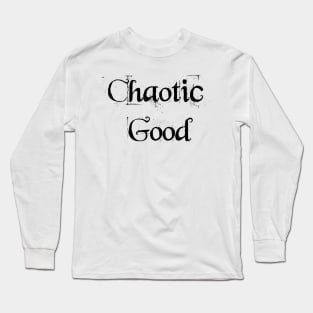 Chaotic Good Alignment DND Long Sleeve T-Shirt